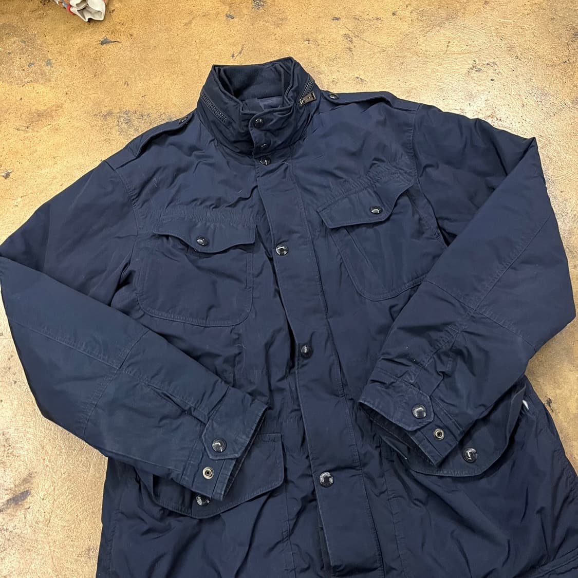 [정품/L] 폴로 랄프로렌 네이비 야상 점퍼 스타일 자켓 b18 상품이미지1