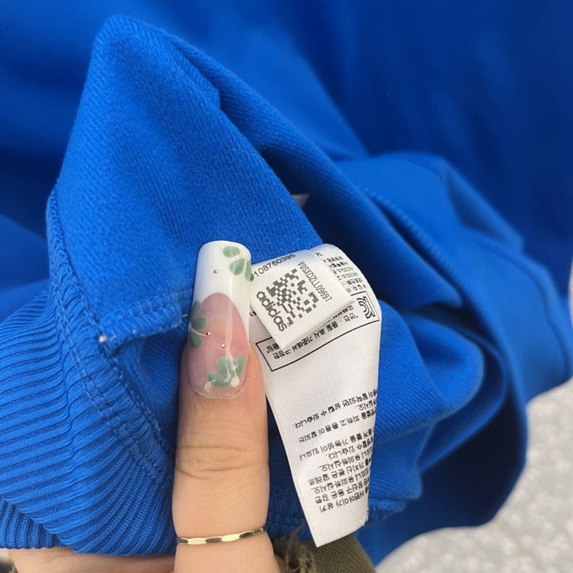 아디다스 파이어버드 빈티지 레트로 블루 져지 집업 100 C11171 상품이미지7