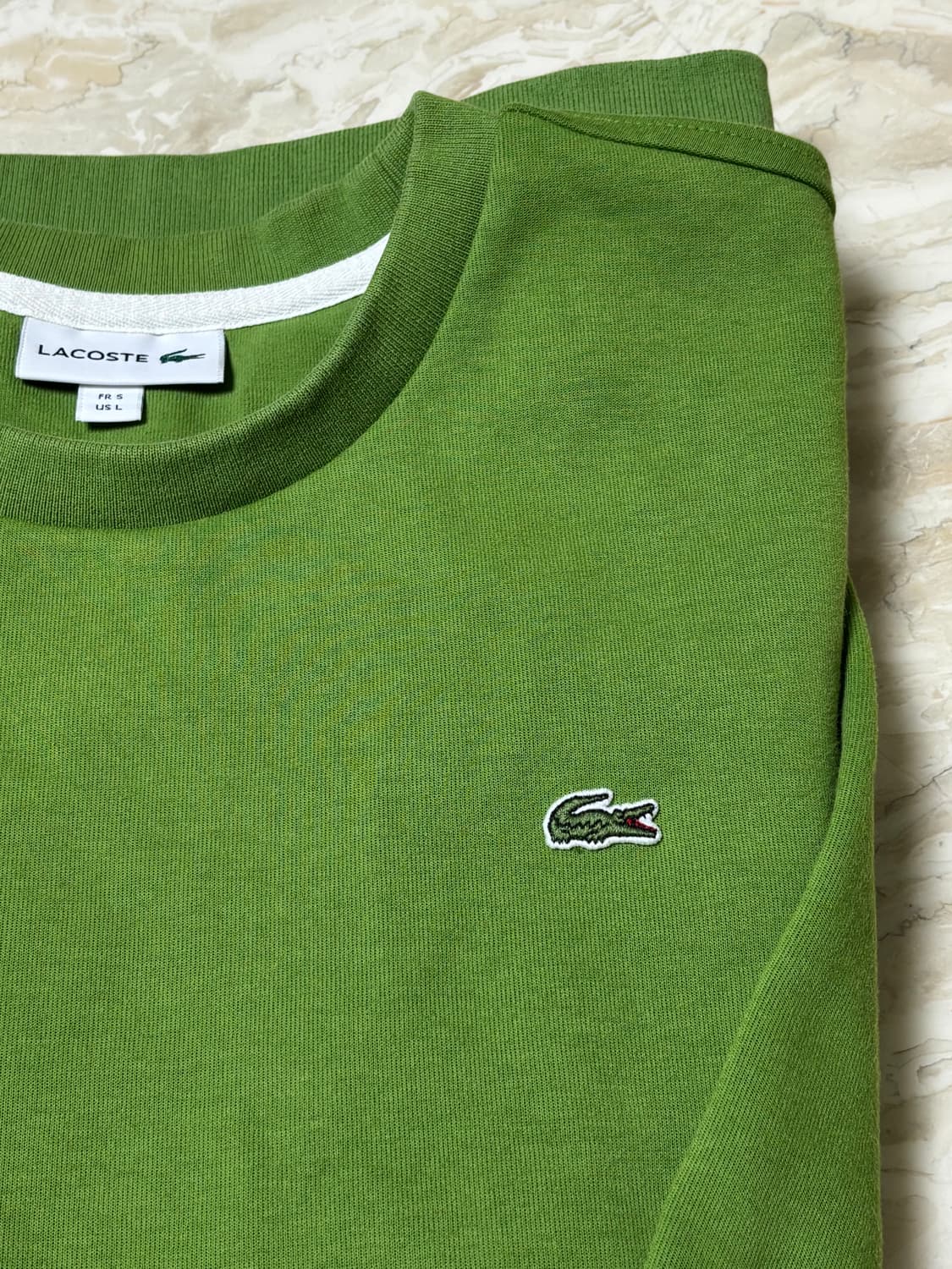 라코스테 말차색 맨투맨 상품이미지2