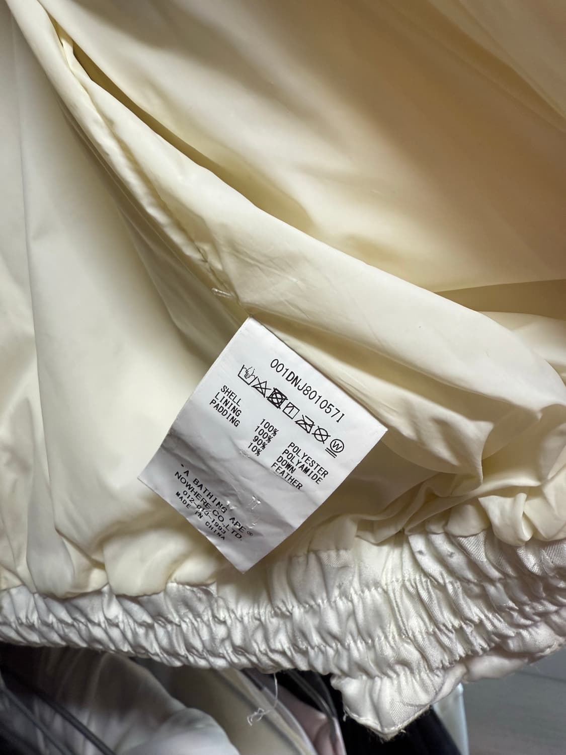 베이프 토날 솔리드 카모 푸퍼 다운 패딩 자켓 XL 상품이미지6