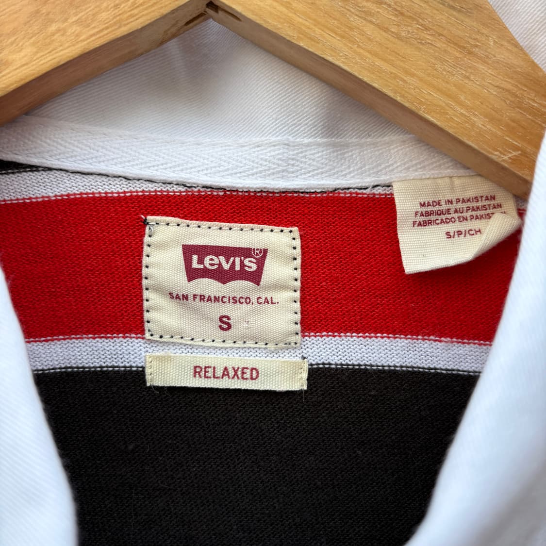 Levi’s 리바이스 스트라이프 럭비티 롱슬리브 (새상품) 상품이미지3