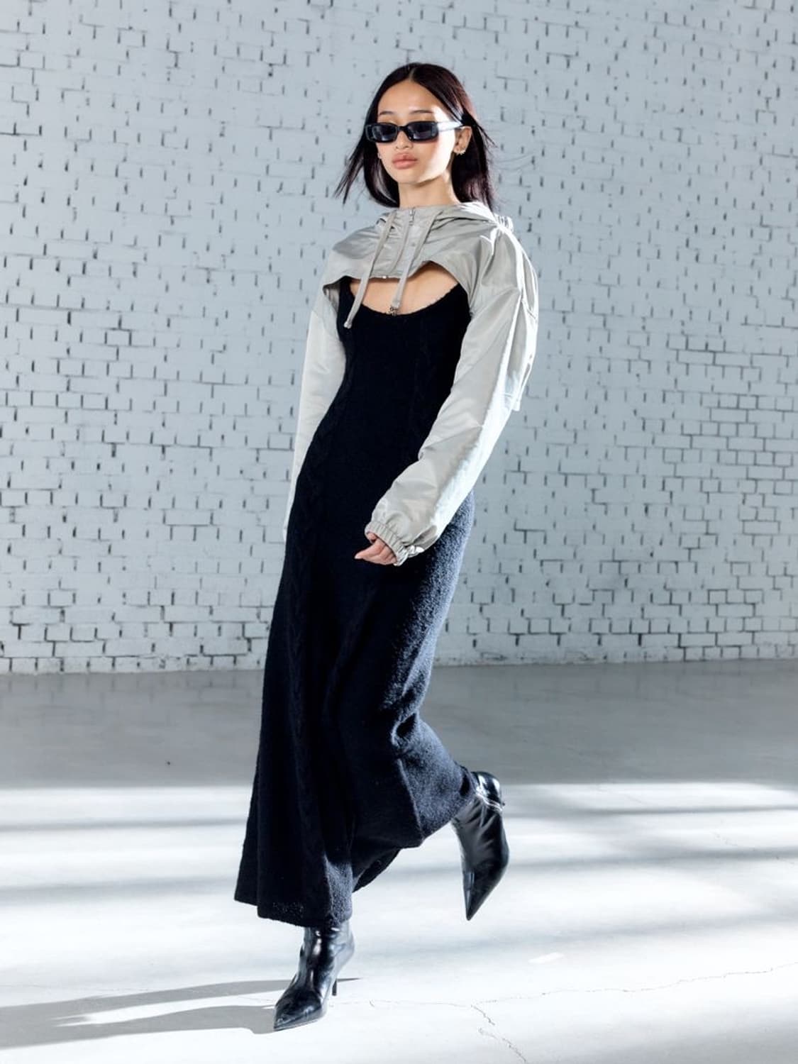 글로니 SIMON KNIT DRESS (BLACK) 상품이미지6