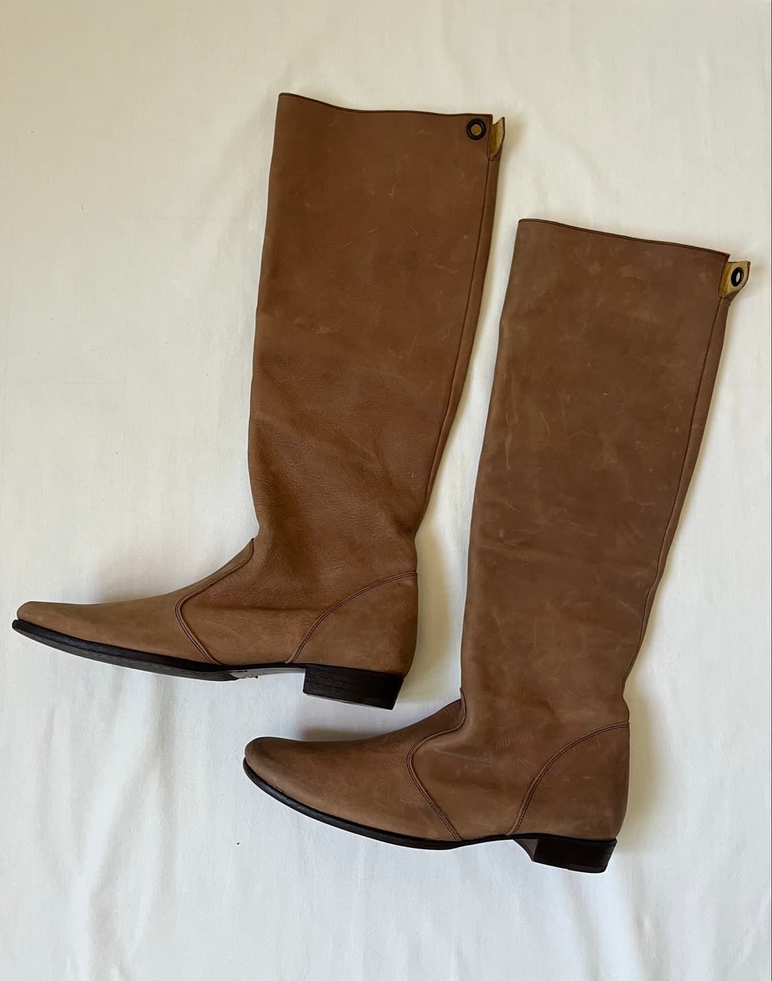 The Viridi-Anne Leather Long Boots 상품이미지4