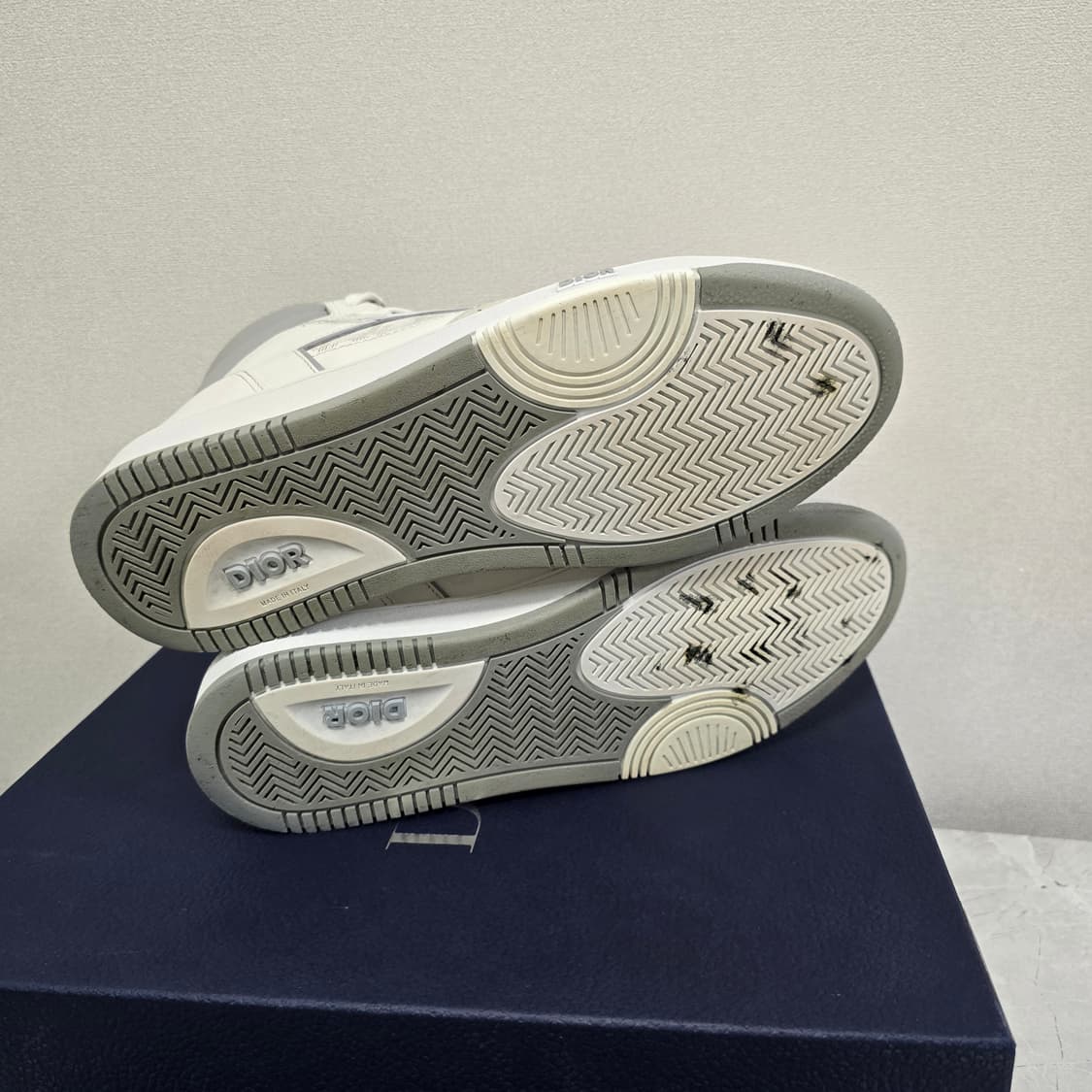 디올 B27 하이탑 스니커즈 신발 44사이즈 280 285 판매 상품이미지6