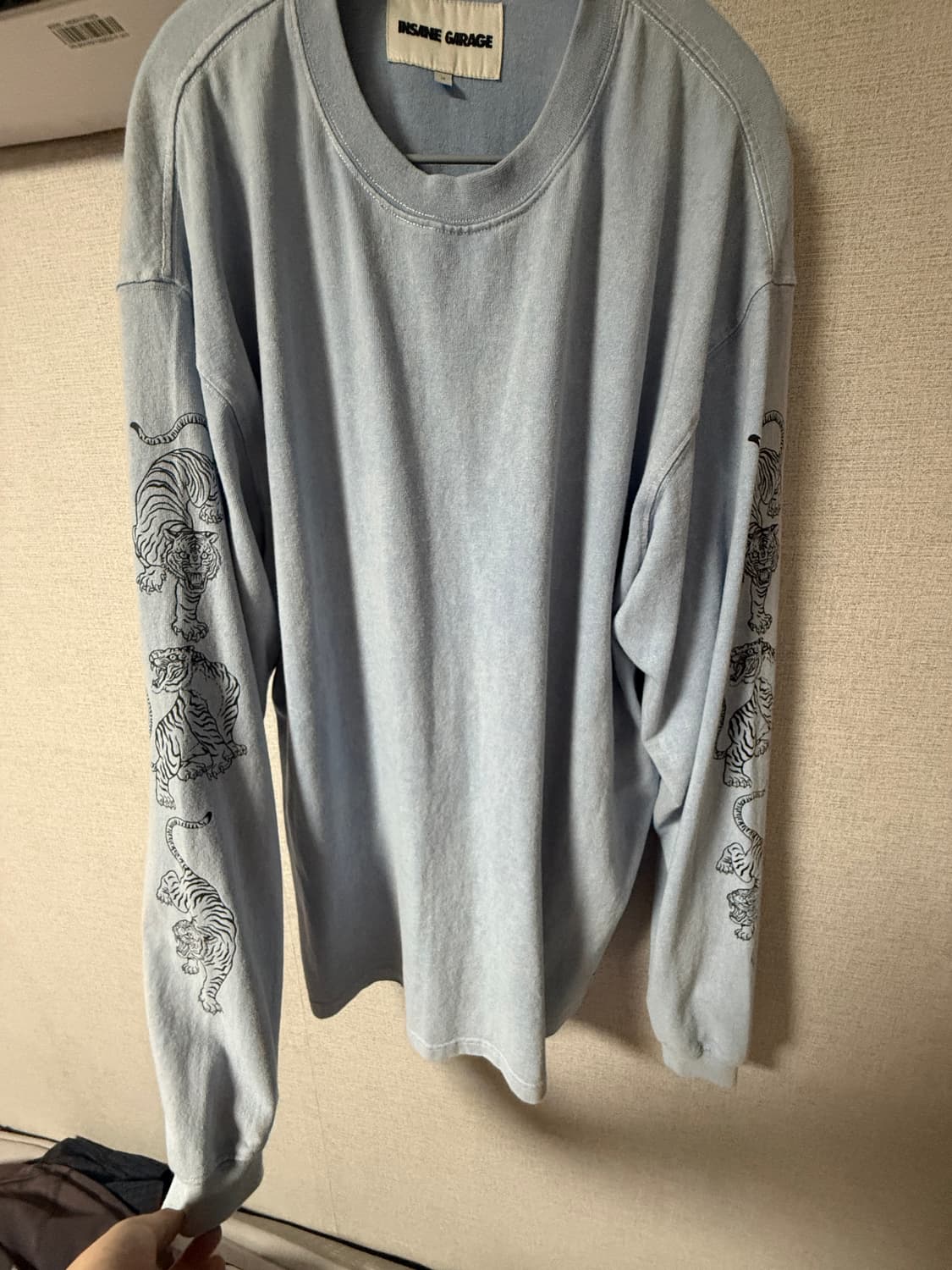 인세인개러지 타이거 롱슬리브 라이트블루 3사이즈 상품이미지3