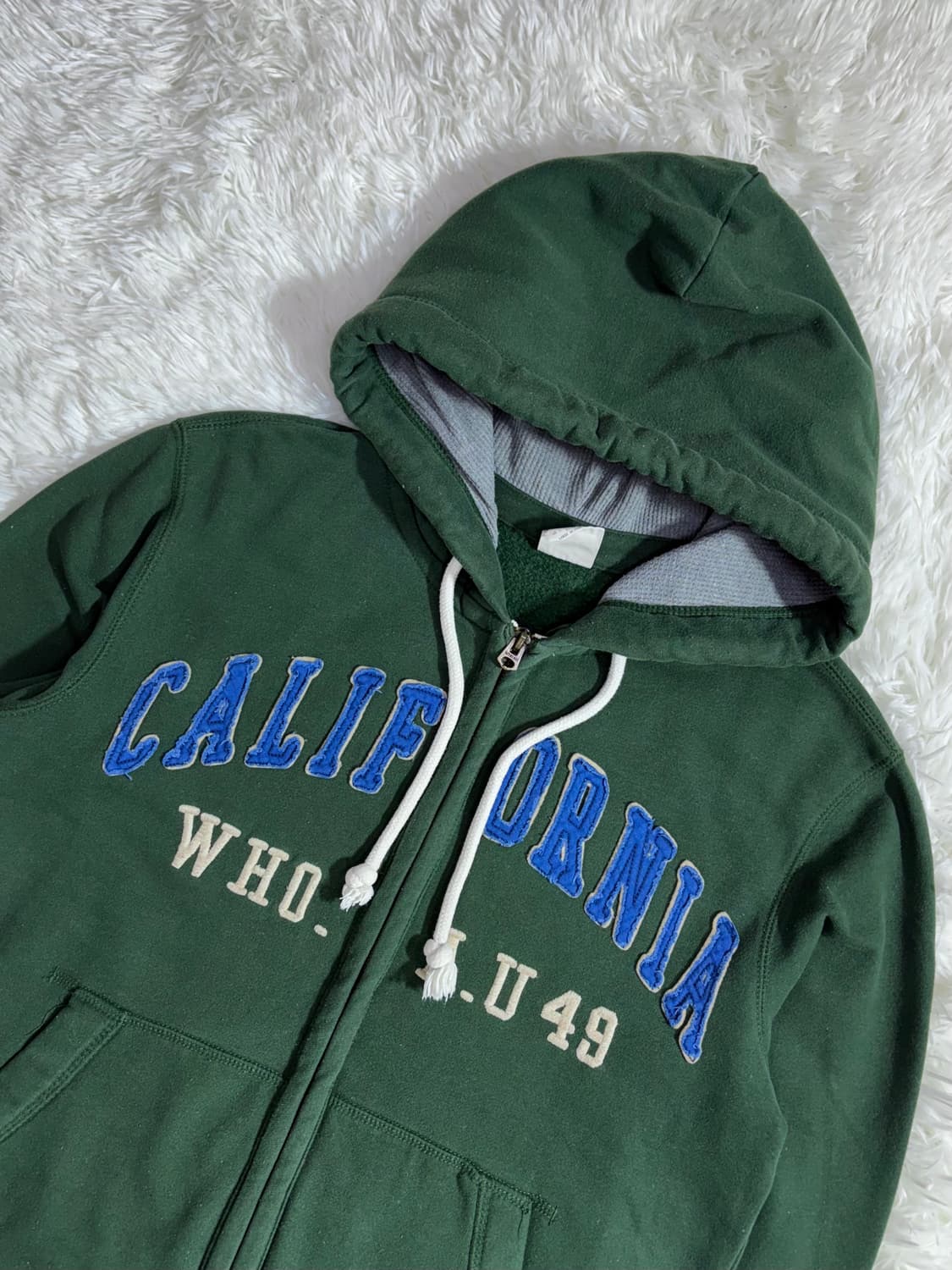 후아유 켈리포니아 빅로고 후드집업  상품이미지4