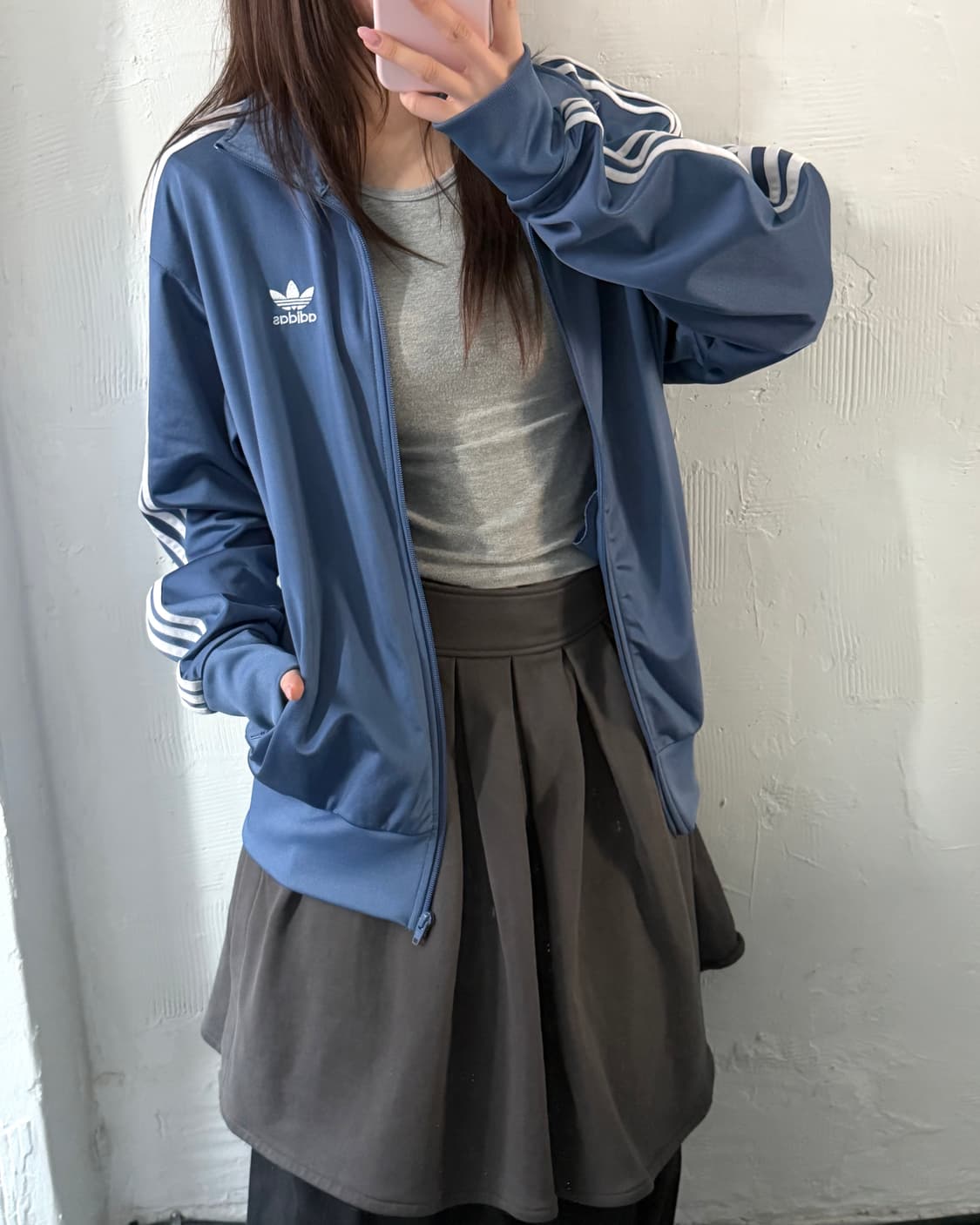 Adidas 아디다스 블루컬러 파이어버드 트랙탑 상품이미지1