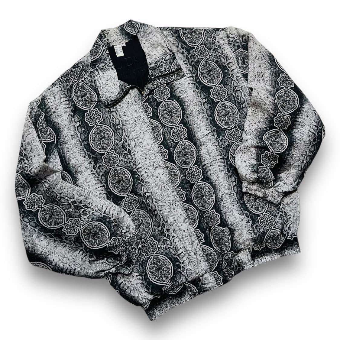 FUDA 90s Snake pattern silk jacket 상품이미지1