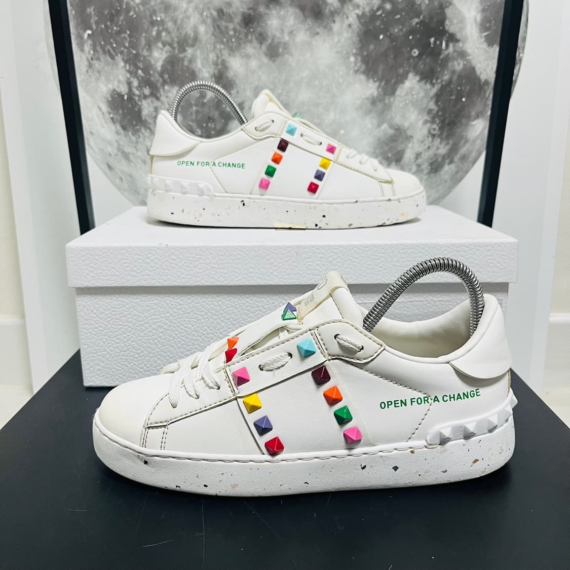 정품 35.5) 발렌티노 오픈 포 체인지 락스터드 스니커즈 225~230 상품이미지1