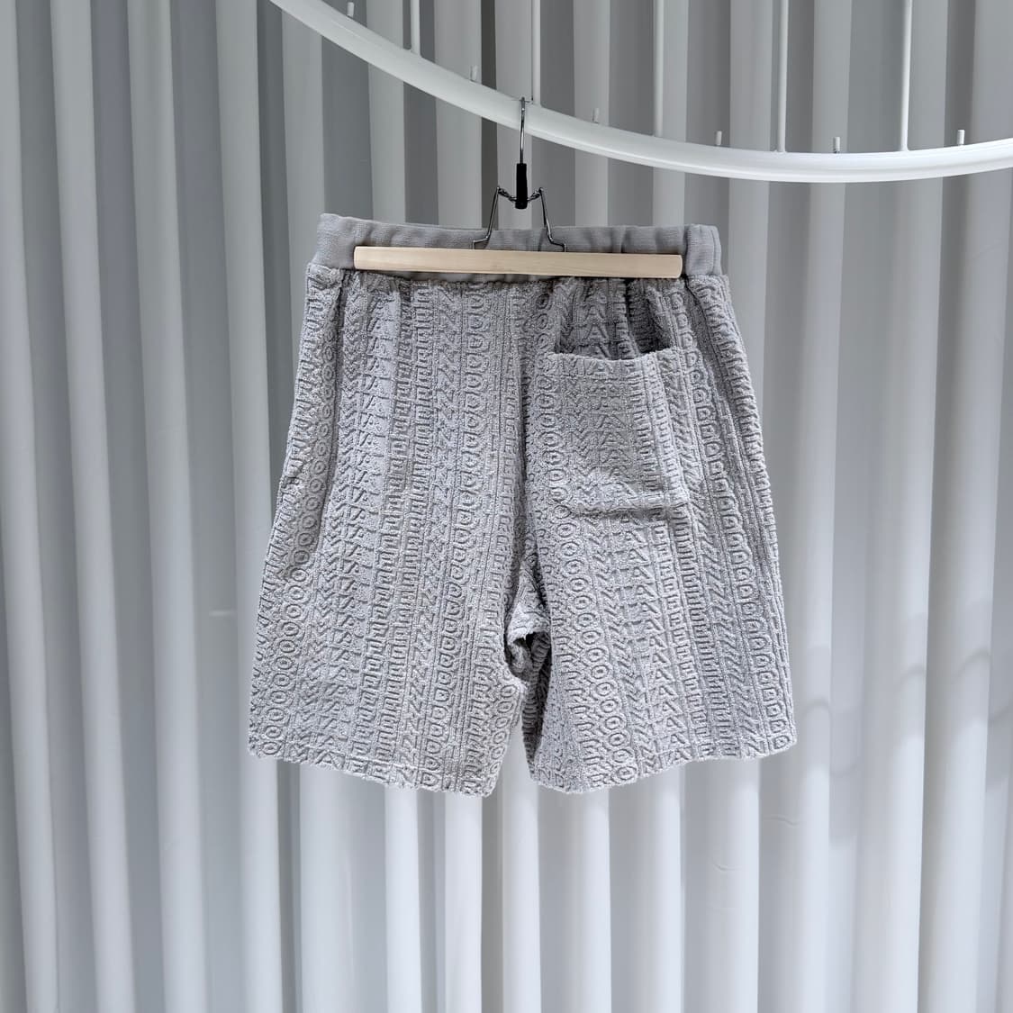 (S/S,46) / 펜디 X 마크 제이콥스 파일 그레이 반팔 반바지 셋업 상품이미지7