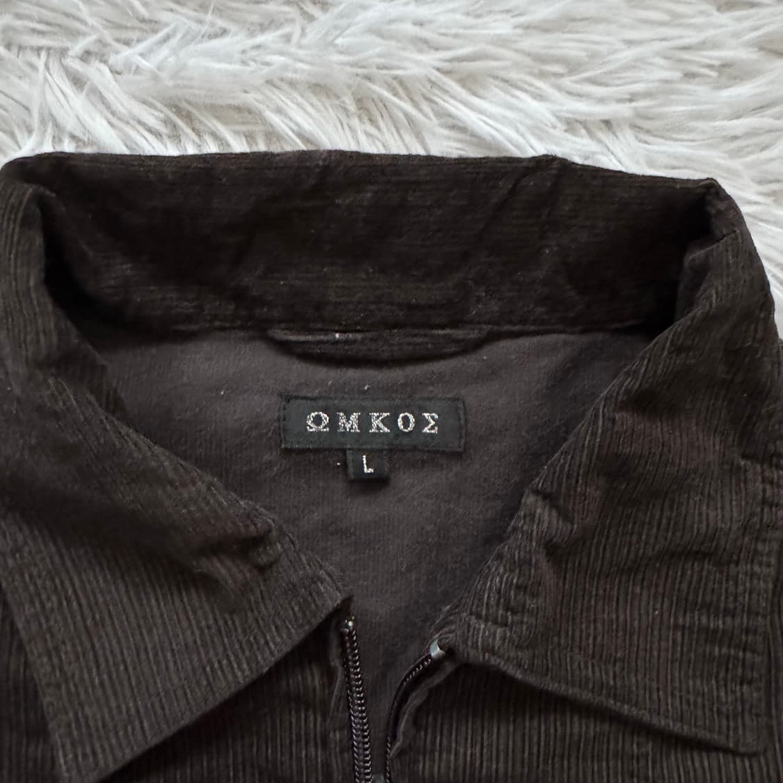 OMKOE 일본빈티지 y2k 벨벳 셔츠 빈티지셔츠 y2k셔츠 100 l 상품이미지4