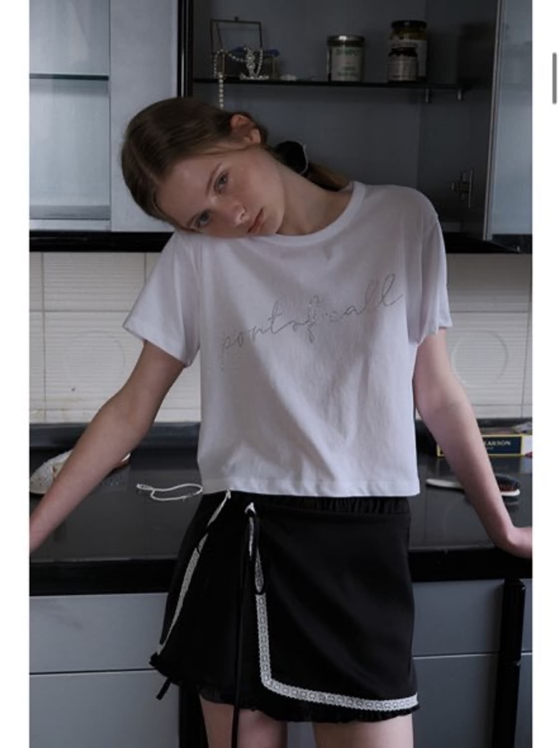 포트오브콜 스파클 티셔츠 sea sparkle t-shirts white 상품이미지1