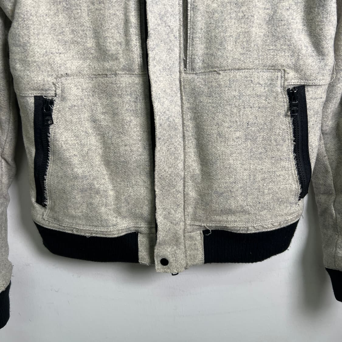 아르마니 익스체인지 쉐르파 라인 울 후드 자켓 S 상품이미지5