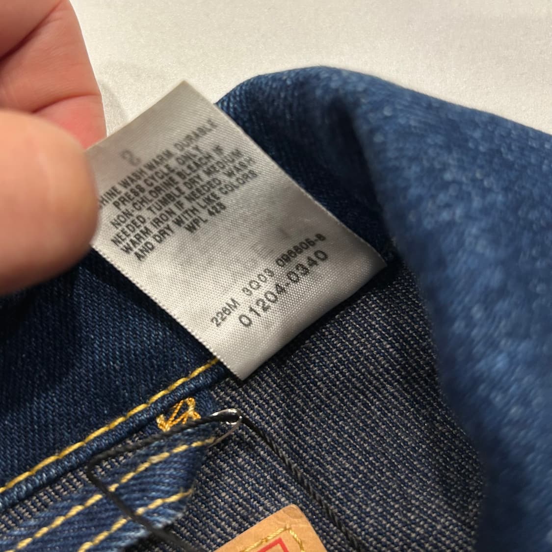 [S] 리바이스 타입 1 데님 트러커 자켓 블루 상품이미지5