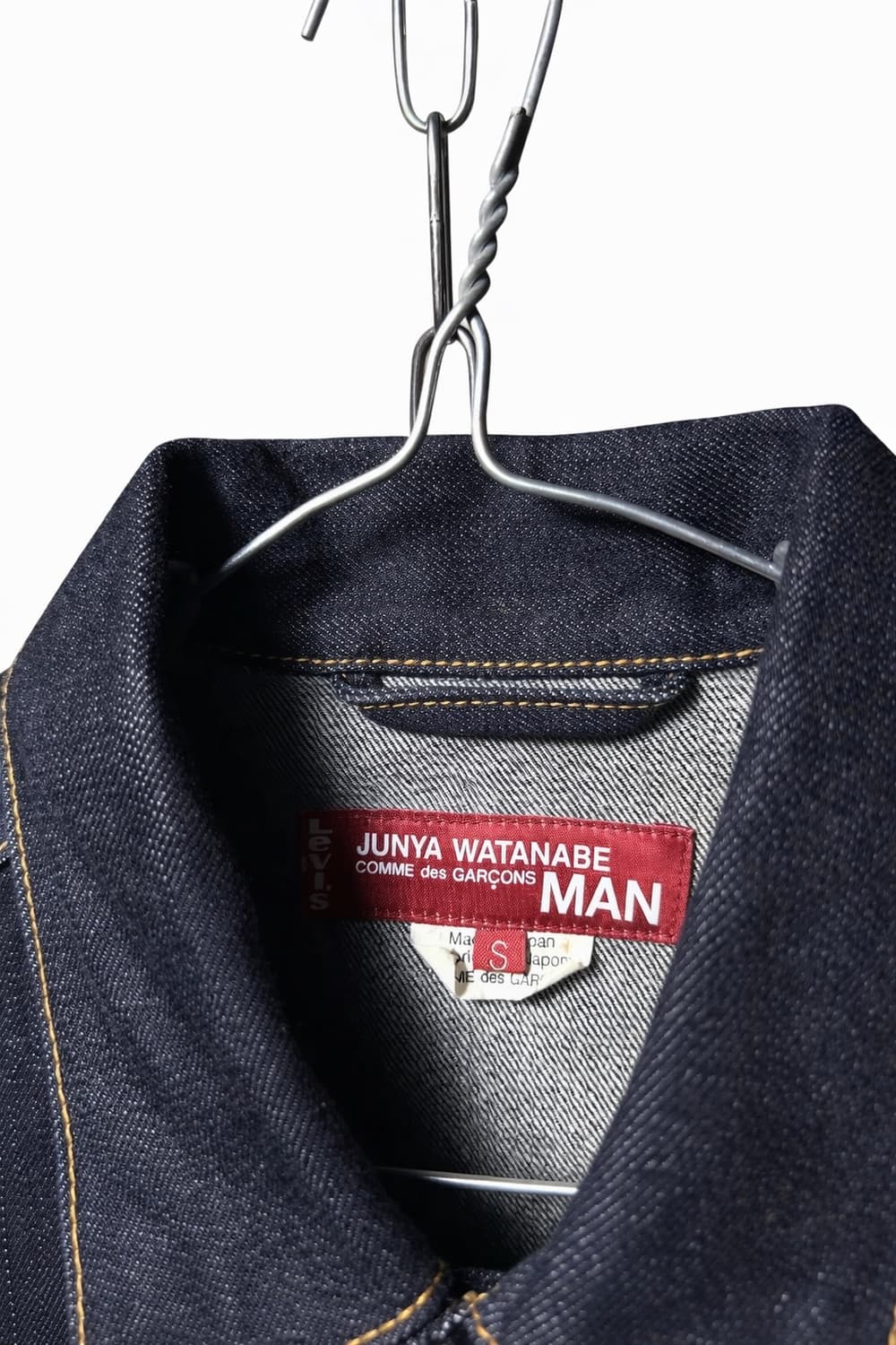 준야와타나베x리바이스 레더 슬리브 데님 자켓 상품이미지7