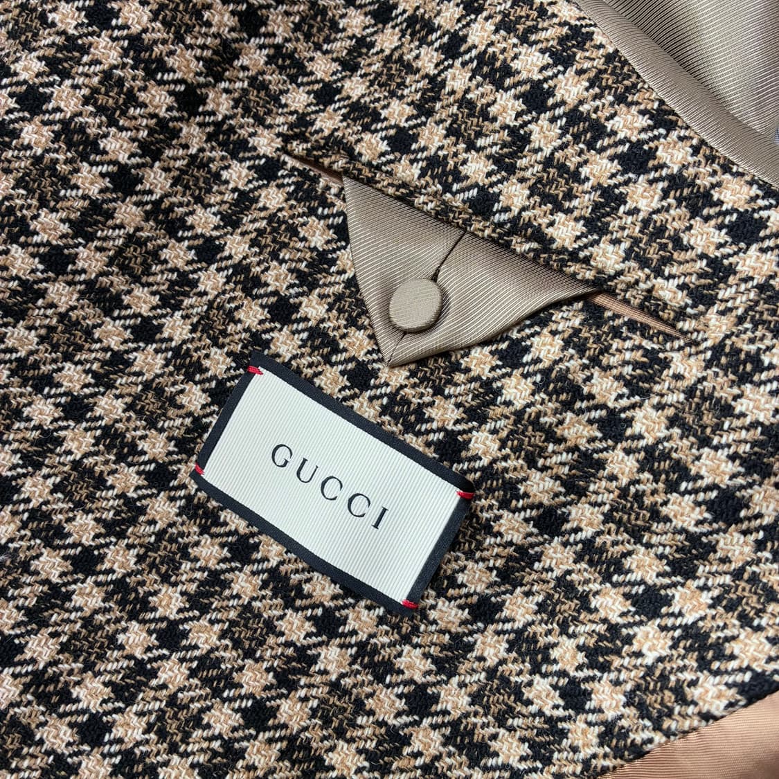 [48] 구찌 체크 울 트위드 블레이저 재킷 상품이미지4