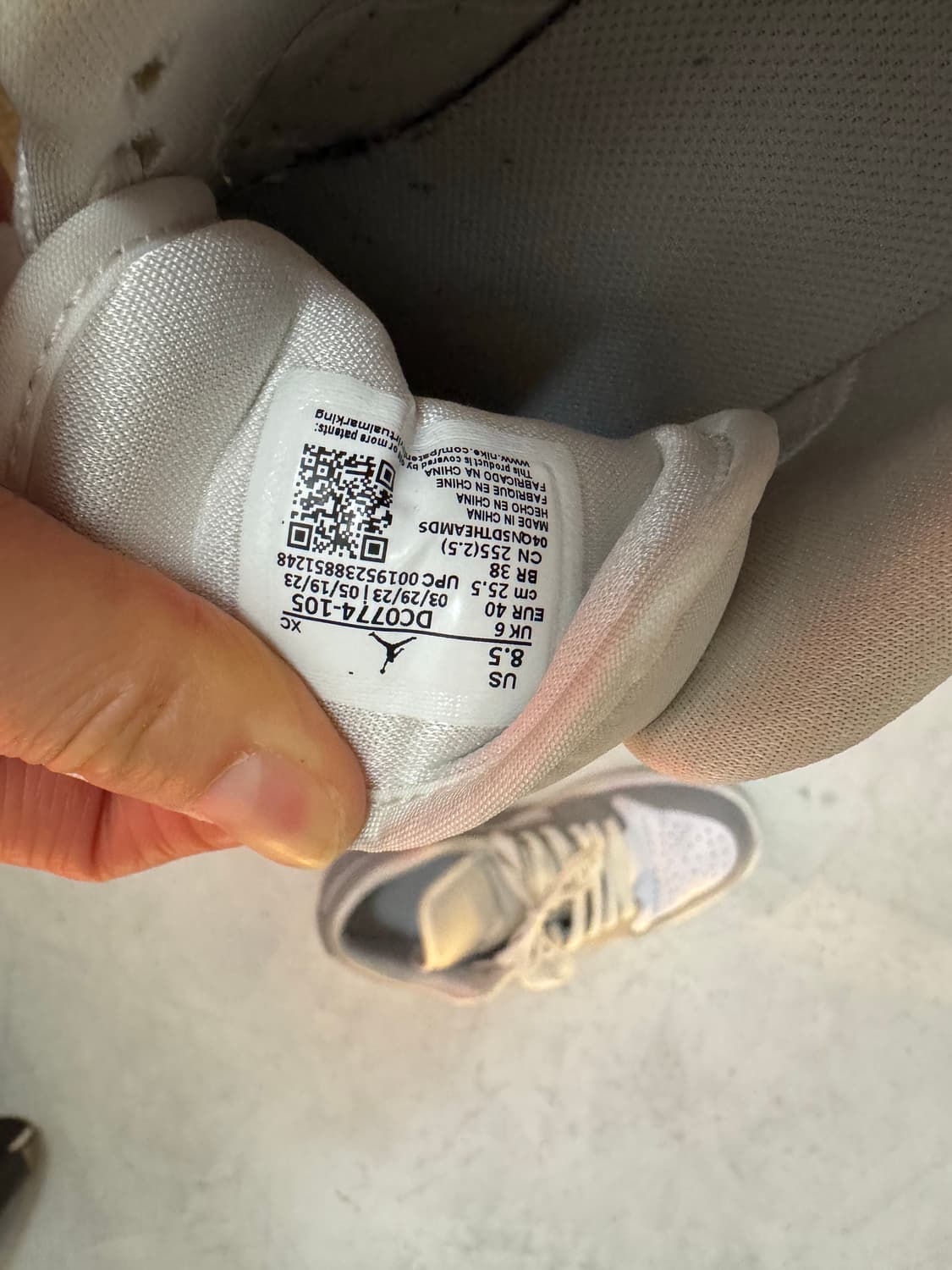 👟 Air Jordan 나이키 에어조던 울프그레이 투톤 컬러웨이 상품이미지4