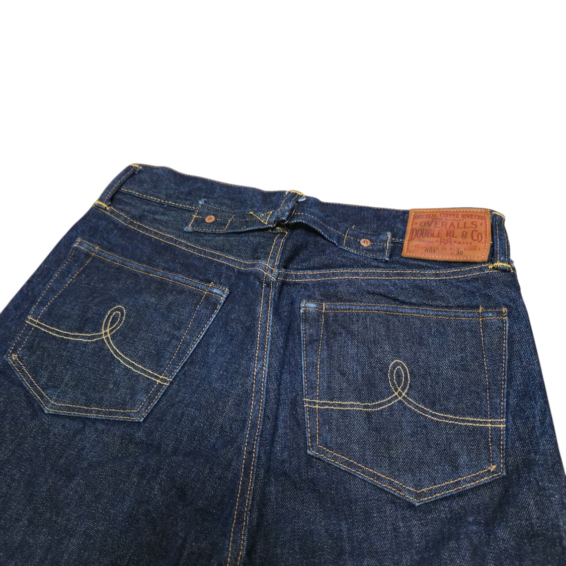 [30x32] RRL 더블알엘 스트레이트 레그 플란넬 라인드 데님 팬츠 상품이미지7