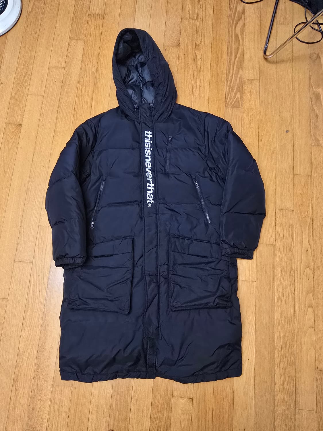 디스이스네버댓 롱패딩 L 판매 상품이미지1