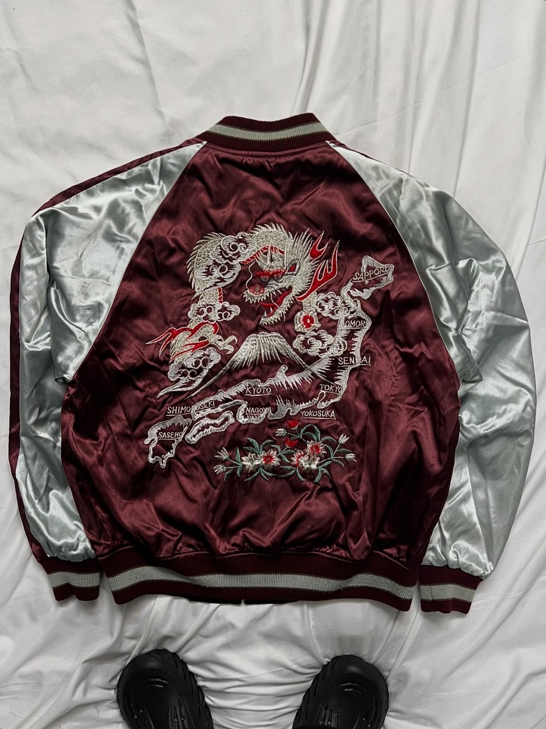 호시히메 벨벳 리버시블 스카쟌 자켓 상품이미지4