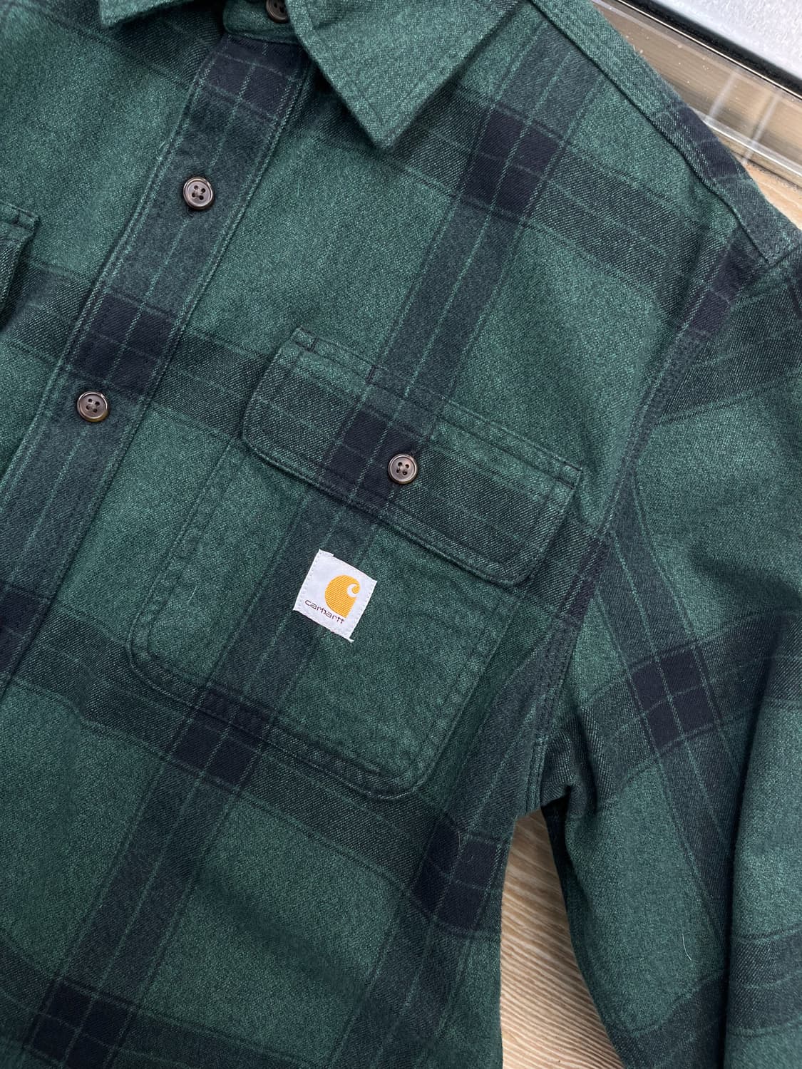 칼하트 플란넬 플레이드 체크 셔츠 상품이미지6