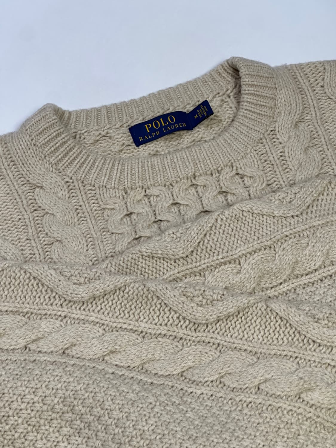 폴로 랄프로렌 아란 캐시미어 울 니트 상품이미지1