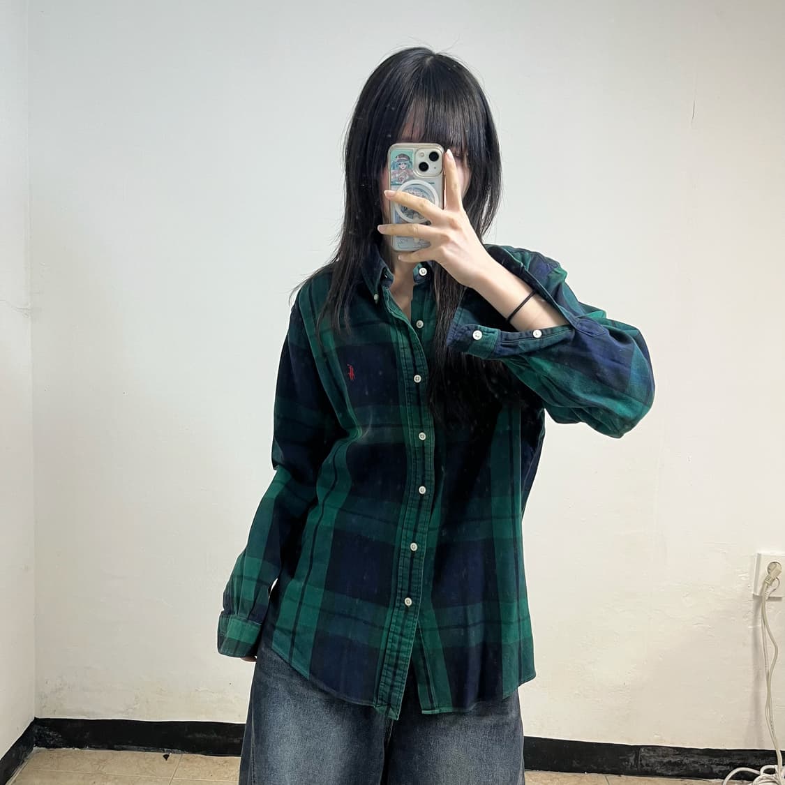 Polo green blackwatch shirt 상품이미지1
