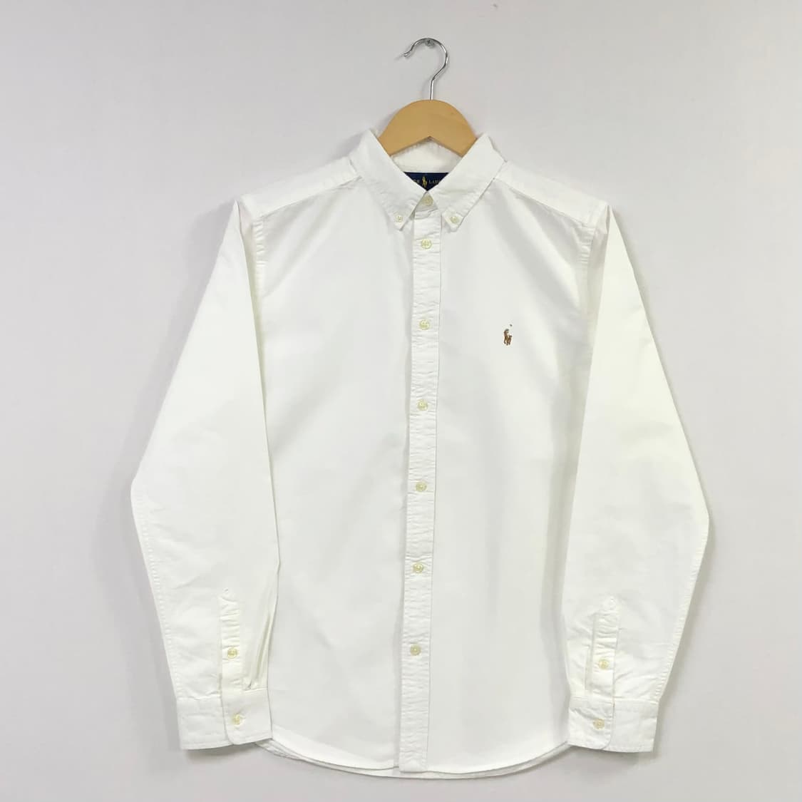L 폴로 새상품급 옥스포드 화이트 셔츠 상품이미지2