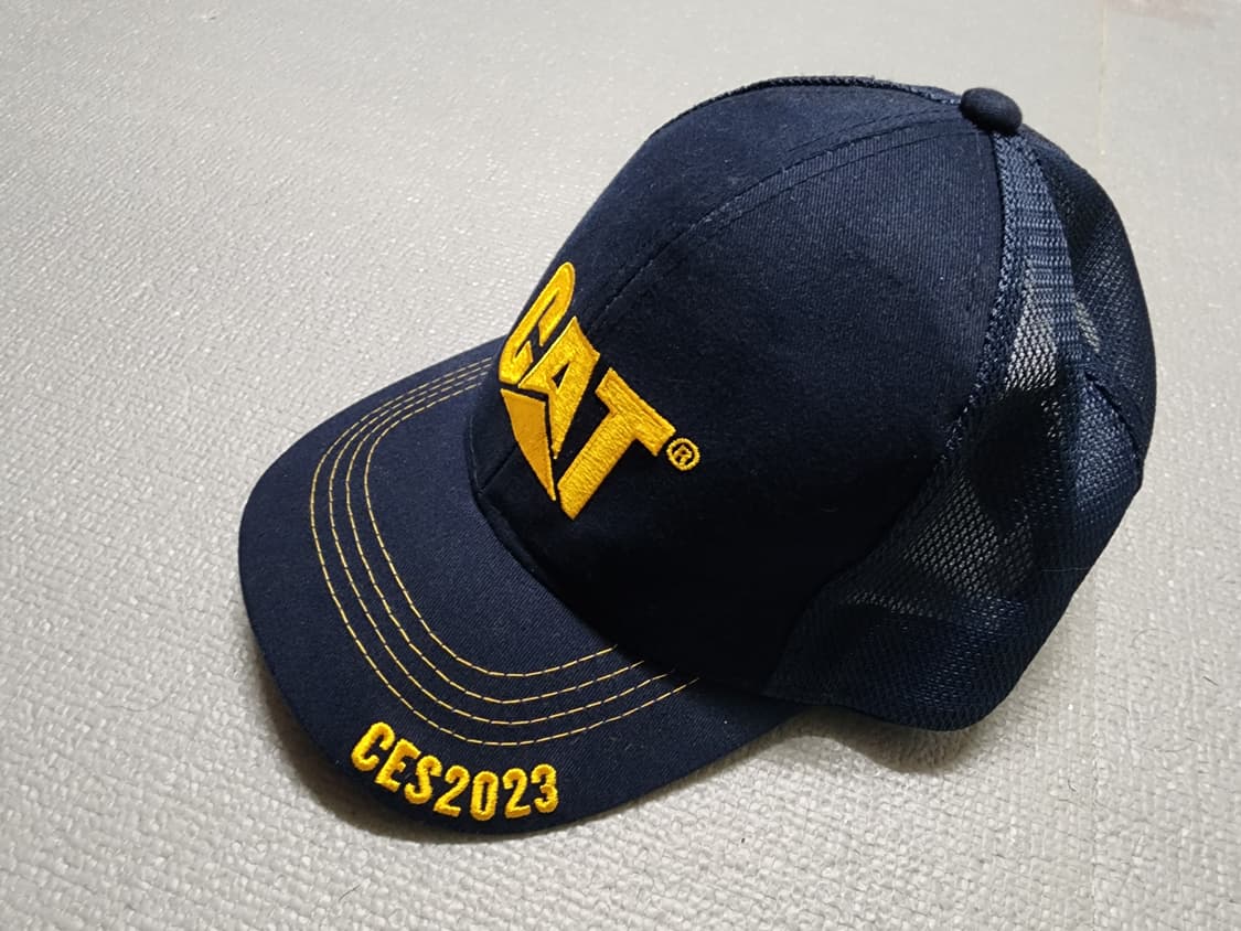 캐터필러 CAT  네이비 메쉬 볼캡 상품이미지1