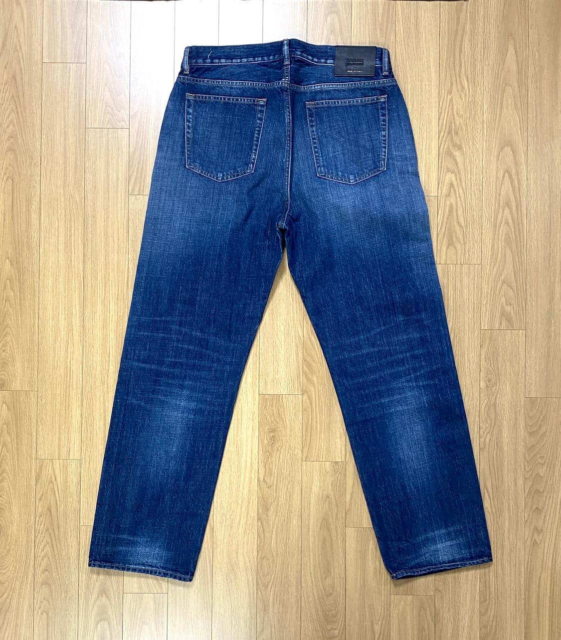 자라 / 스트레이트 앵클 핏 데님 리미티드 에디션 / 미드 블루 / 32 상품이미지4