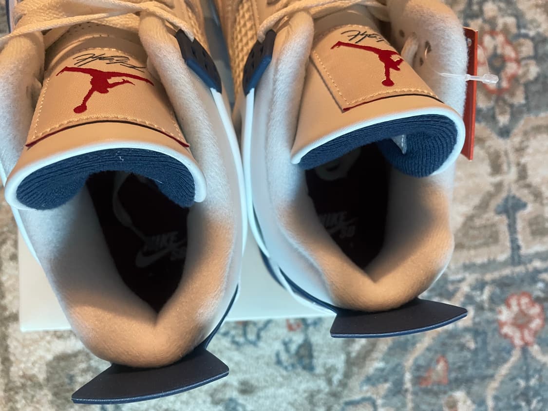 조던 4 x 나이키 SB 레트로 SP 네이비(새제품,270) 상품이미지8