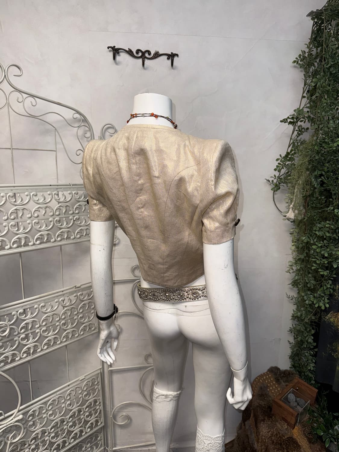 Minimum gold beige napoleon button jk 상품이미지6