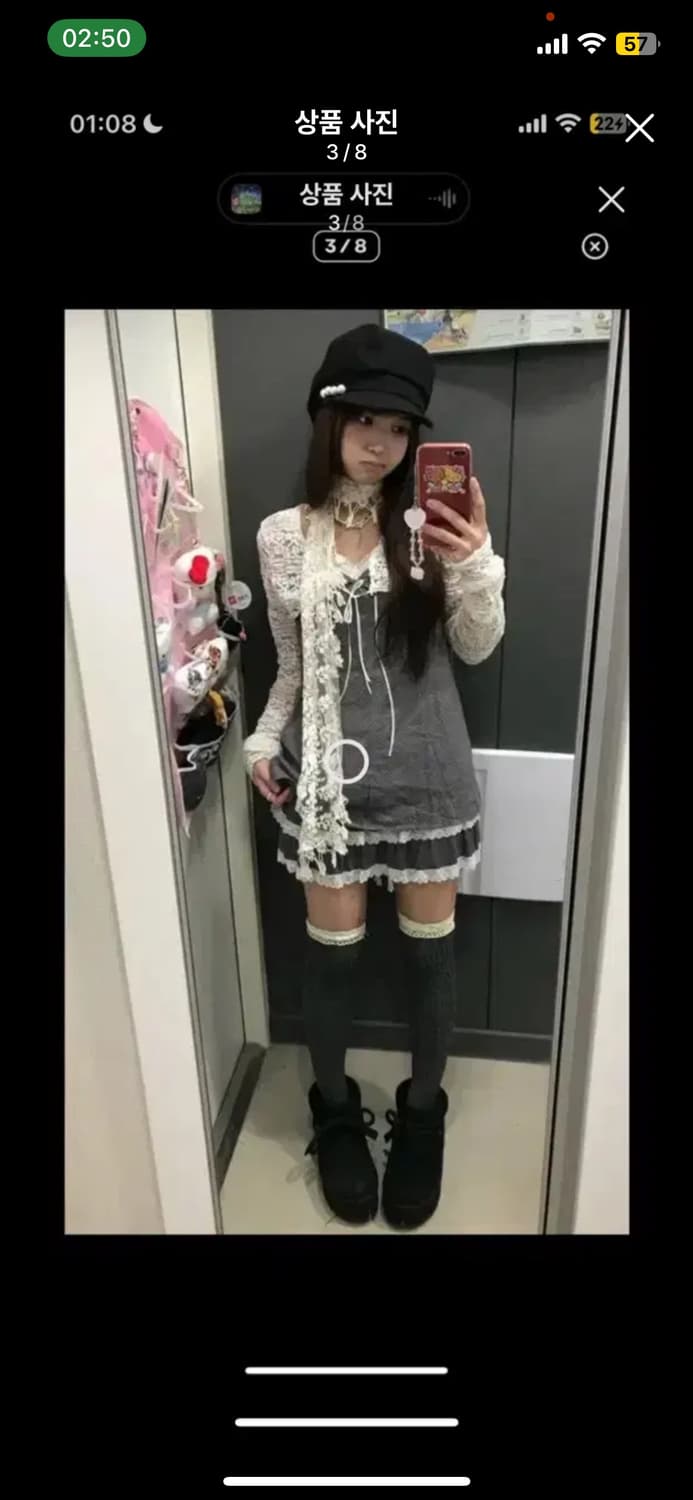 스윙잉서울홍대 빈티지 코디 세트 / 미라이클립 모리 선가든파티 페어리 상품이미지3