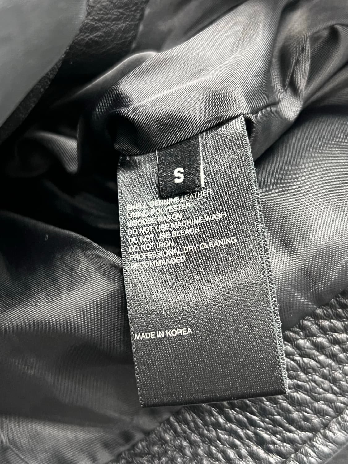 비바스튜디오 소가죽 라이더 자켓 블랙 상품이미지6