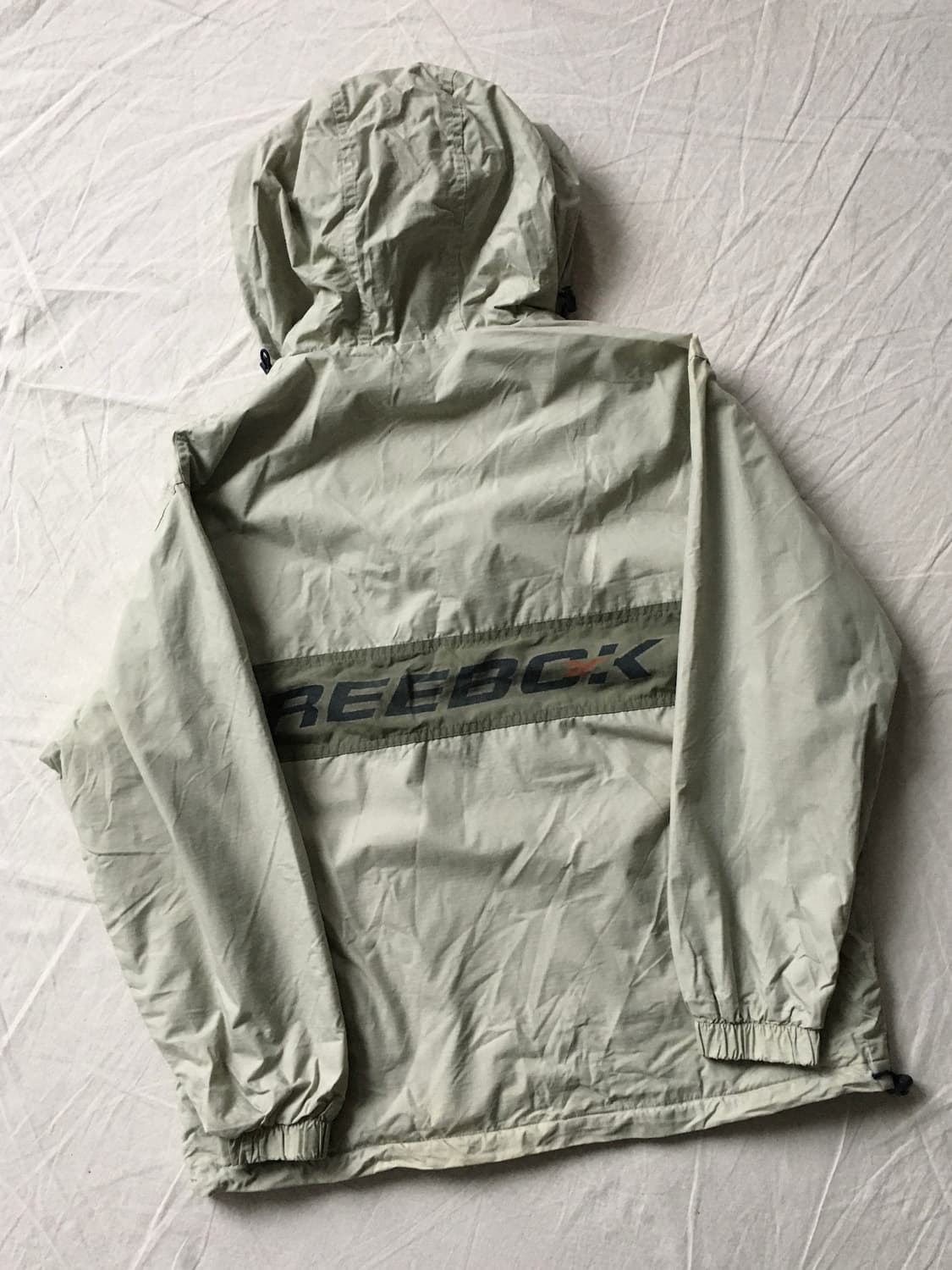 리복 배색 백로고 아노락 상품이미지4