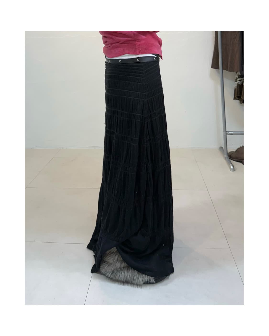 빈티지 맥시 롱 스커트 상품이미지2