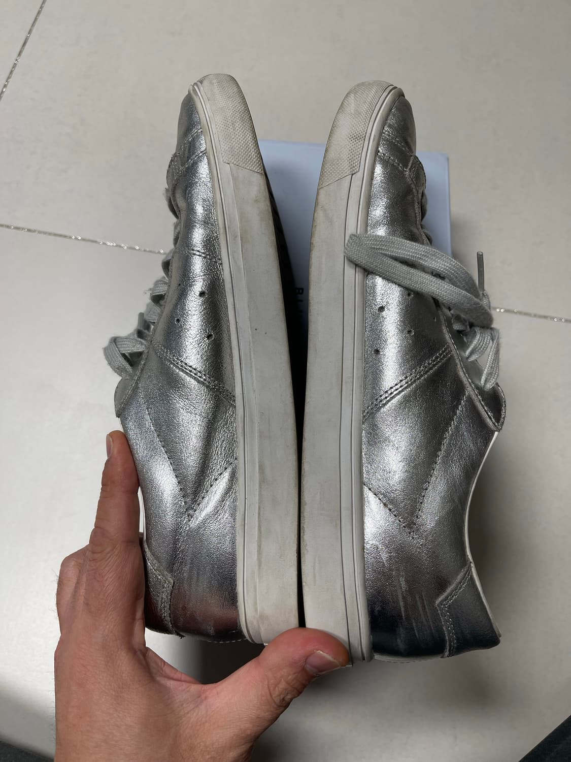 오니츠카 타이거 론쉽 2.0 실버 270 상품이미지4