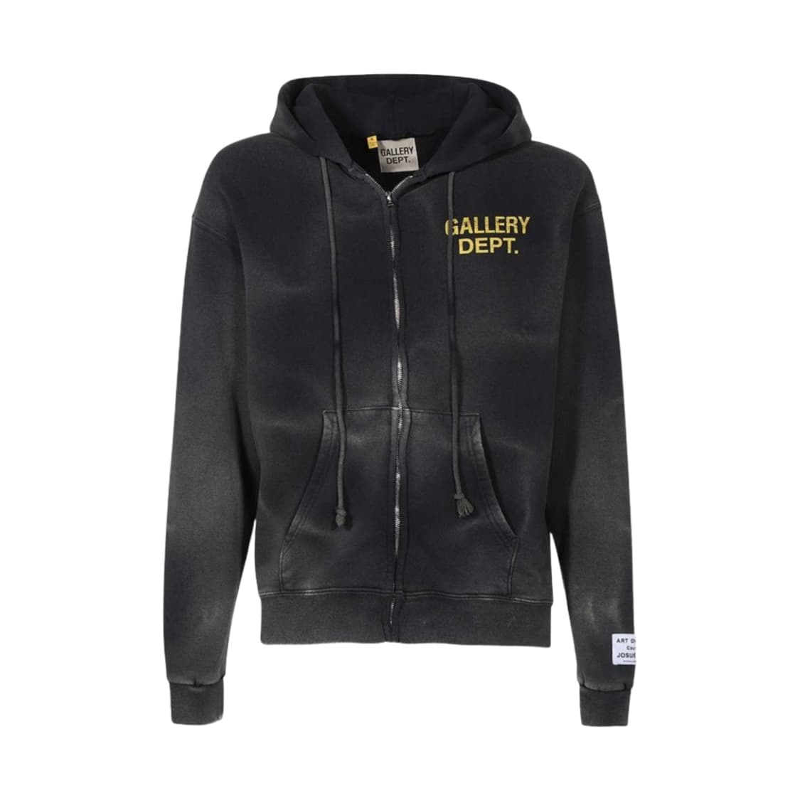 (M) 갤러리 디파트먼트 선페이드 후드집업 블랙 상품이미지1