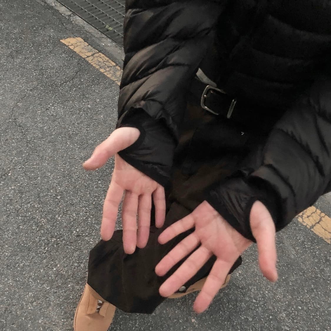 [premium] 립스탁 경량패딩 블랙 상품이미지3