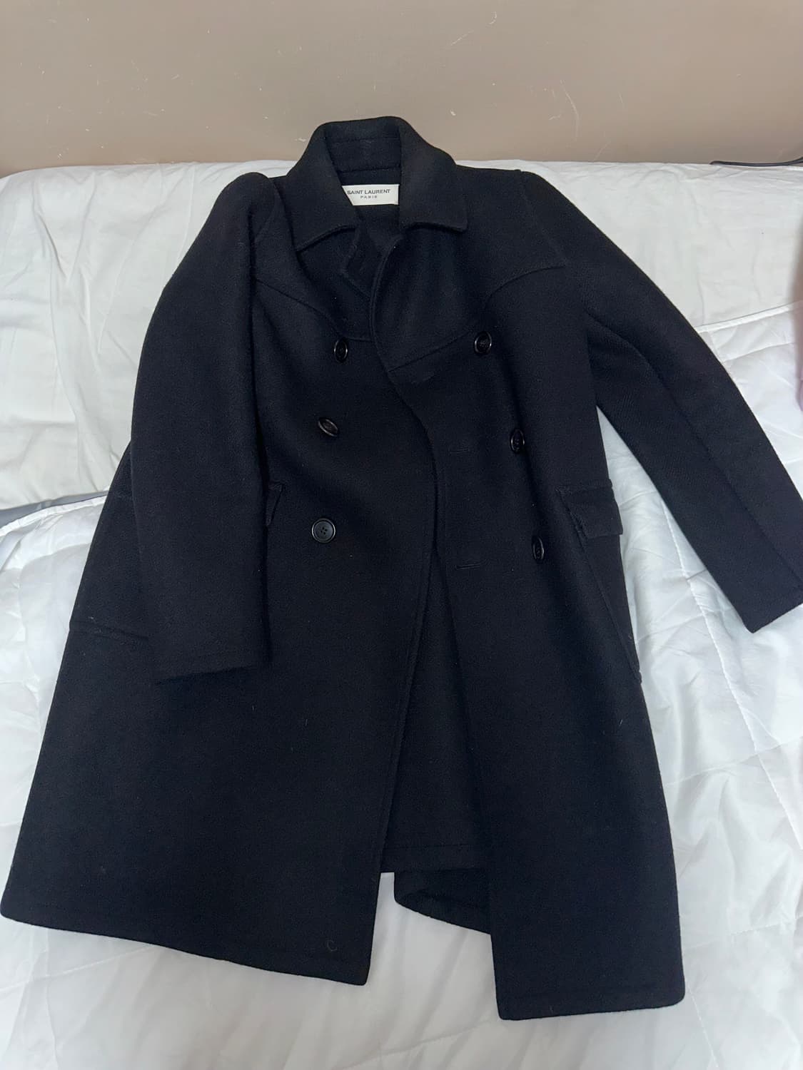 생로랑 울 코트 상품이미지2