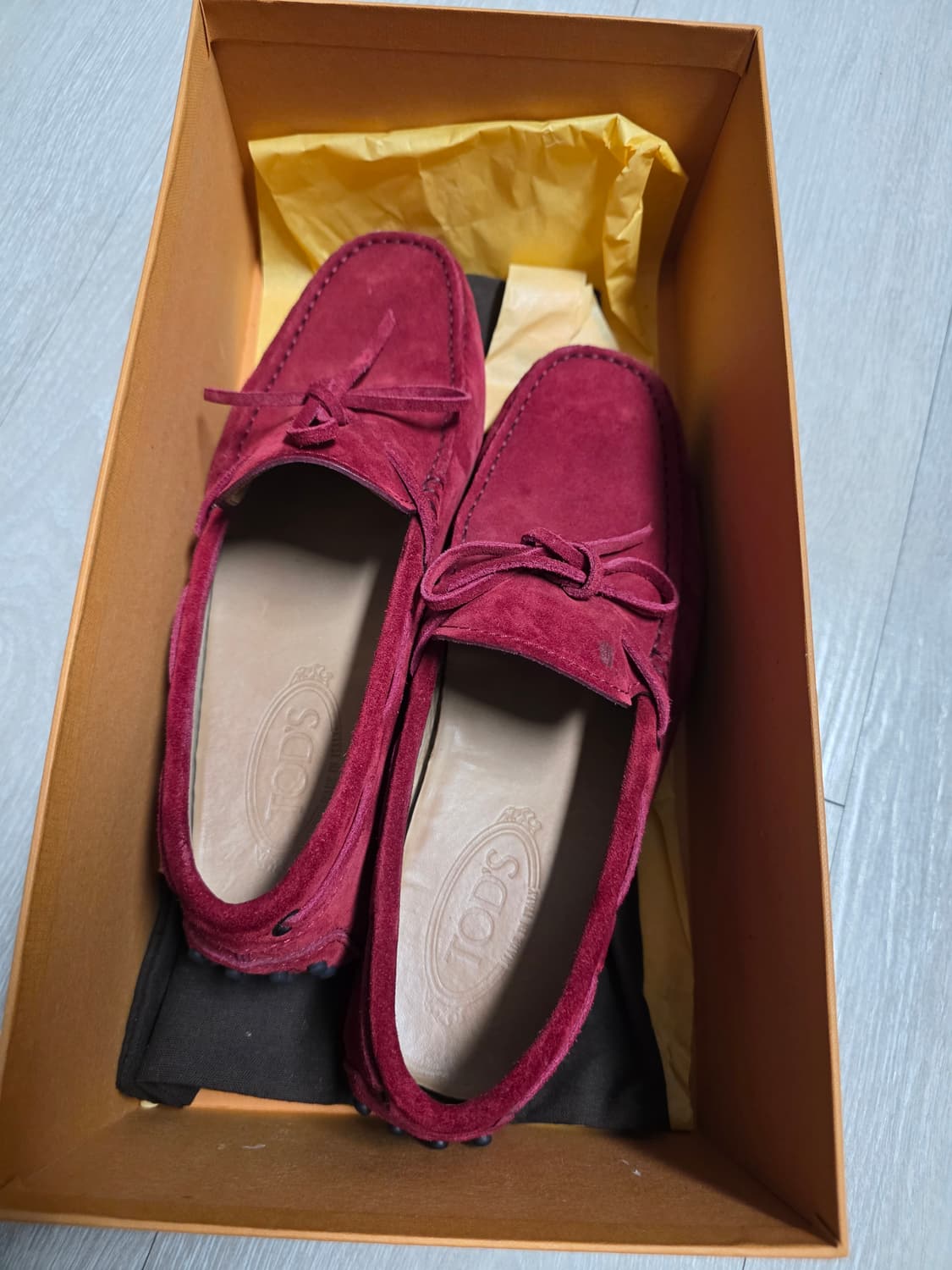 토즈 드라이빙슈즈 레드  상품이미지1