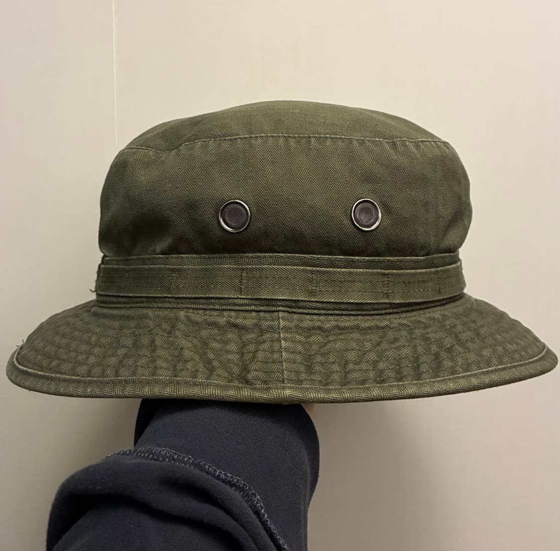 90s POLO SPORT 폴로스포츠 US 빈티지 밀리터리 버킷햇 상품이미지5