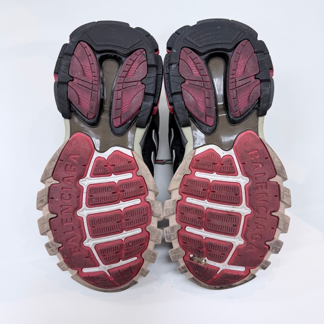 [S급/270] 발렌시아가 트랙 스니커즈 블랙 레드 상품이미지8