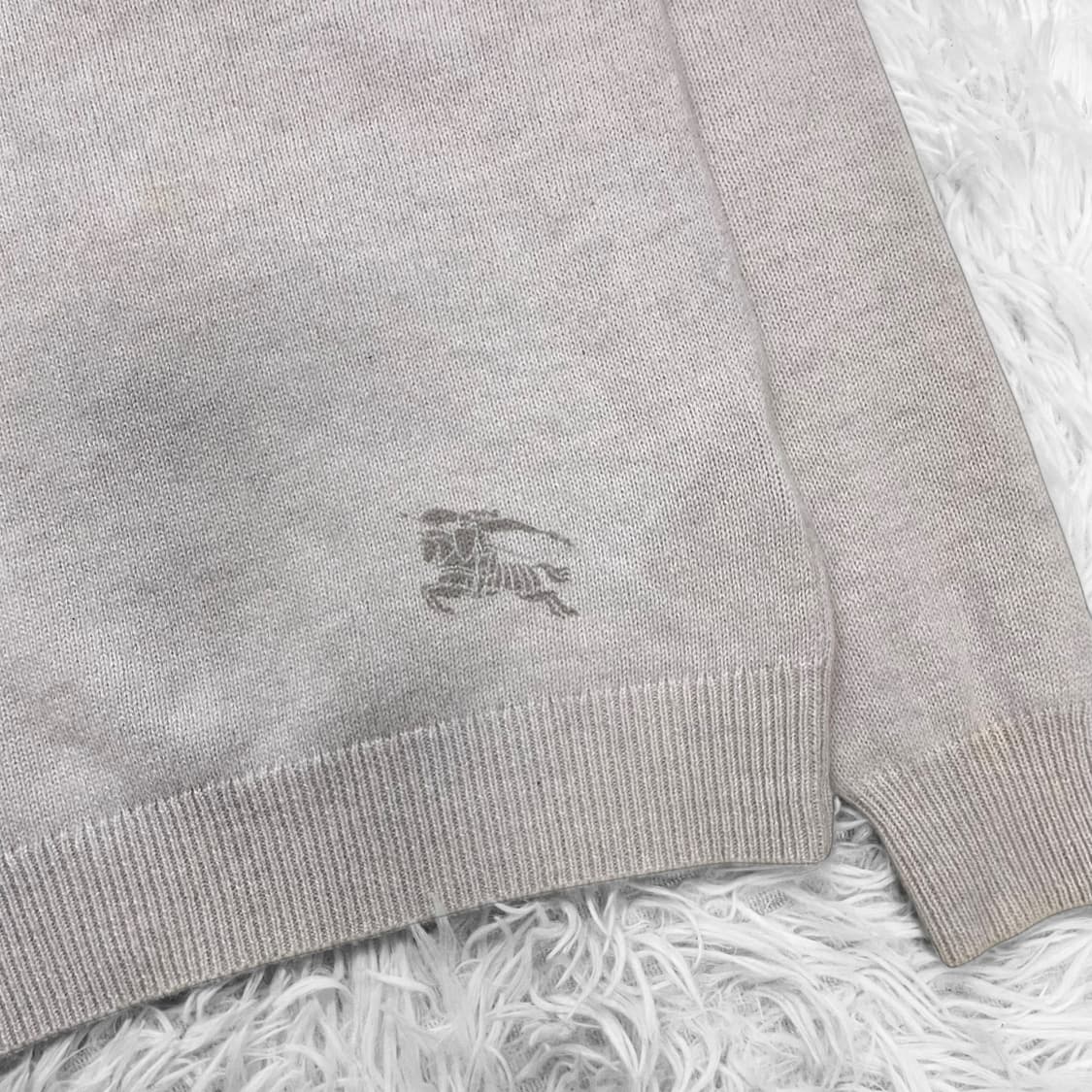 버버리 Burberry 캐시미어 니트 라일락 상품이미지3