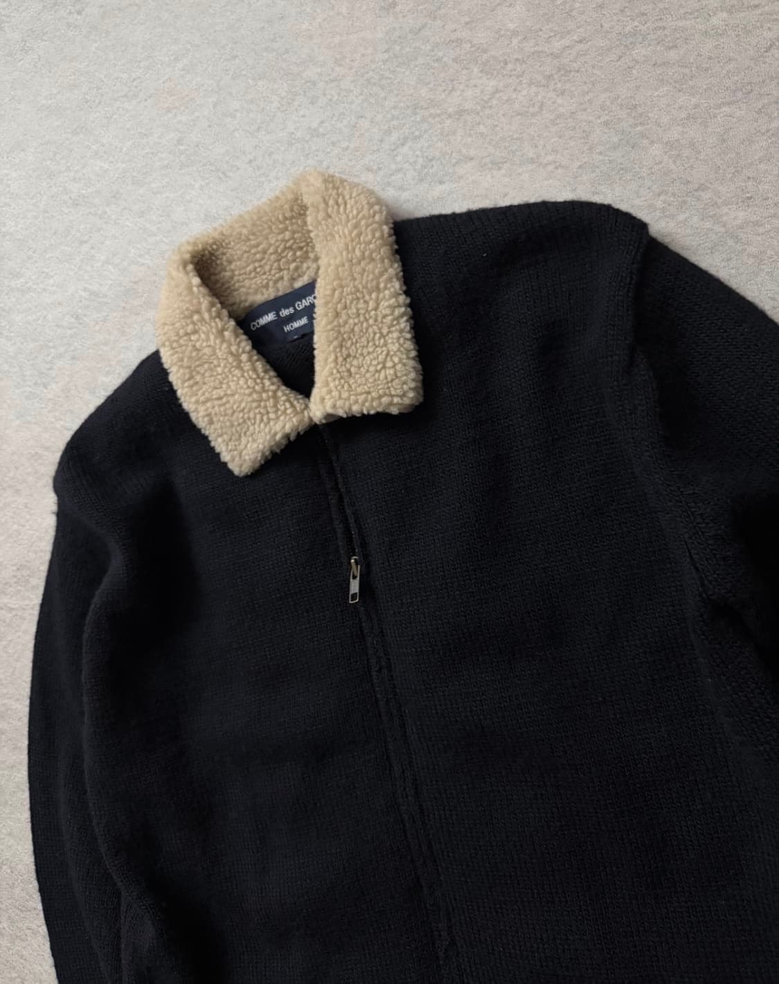 꼼데가르송 옴므 2005 시어링 니트집업 상품이미지4