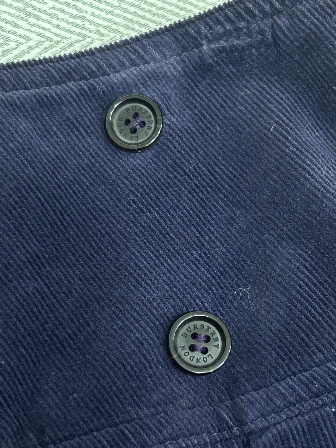 버버리 코듀로이 랩 플리츠 스커트 26인치 상품이미지6