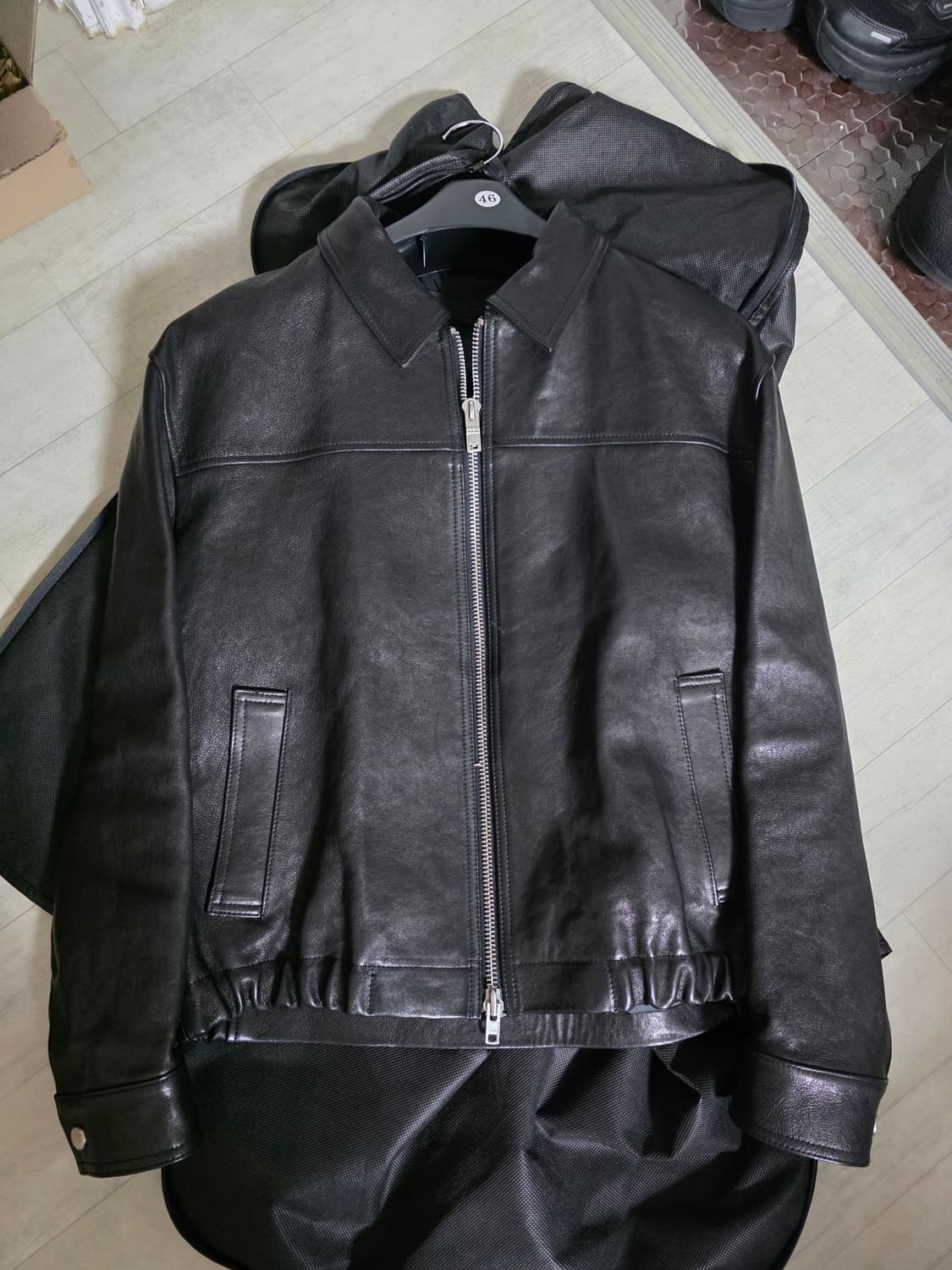 느와르라르메스 스탠다드 램스킨 자켓 46 상품이미지2