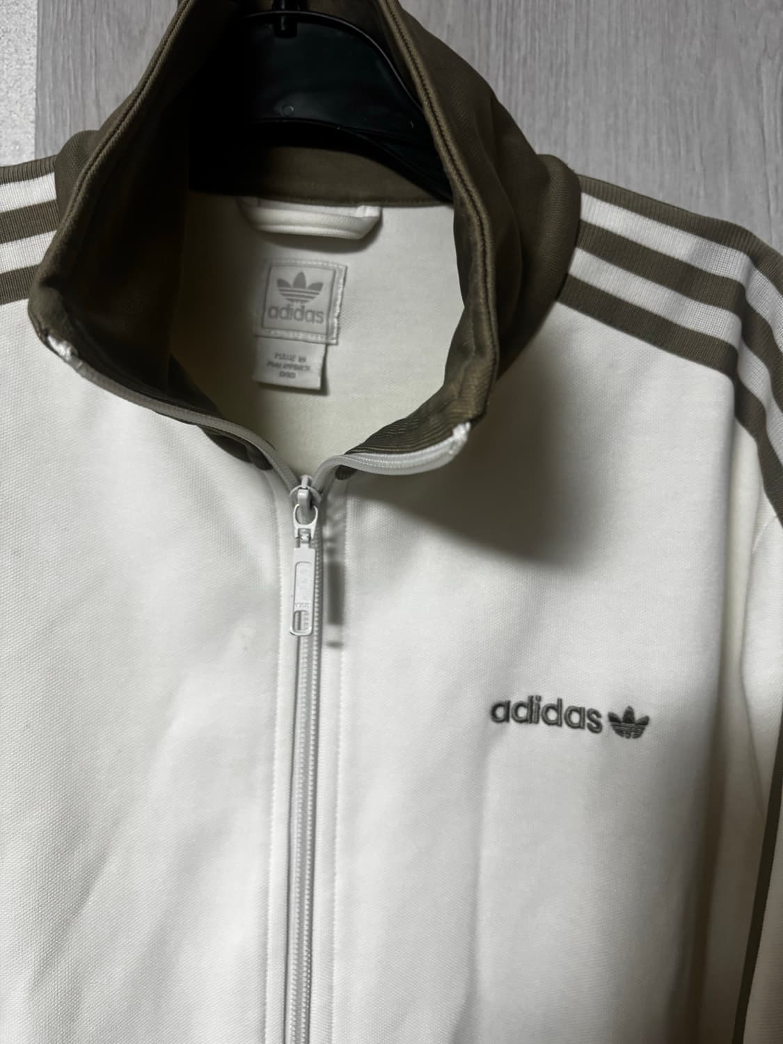 아디다스 아이보리 연카키 말차 베켄바우어 트랙탑 대장져지 상품이미지2