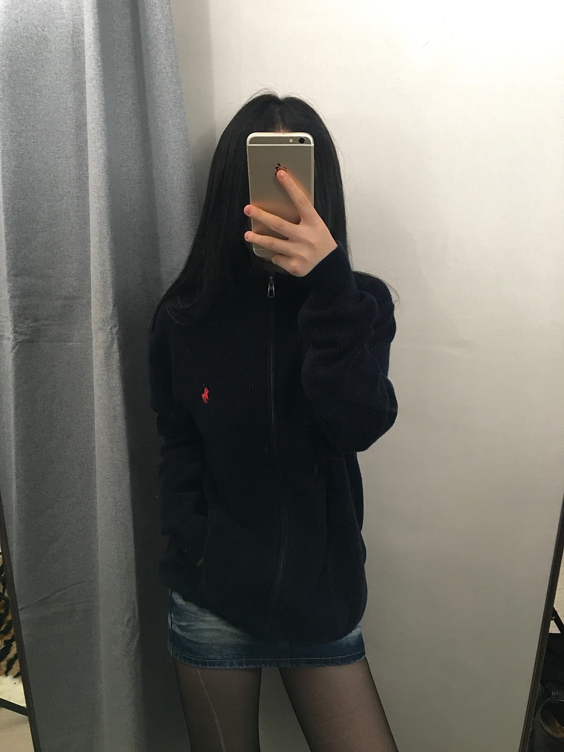 [정품]폴로 랄프로렌 투웨이 레드 로고 집업 네이비 L 상품이미지2