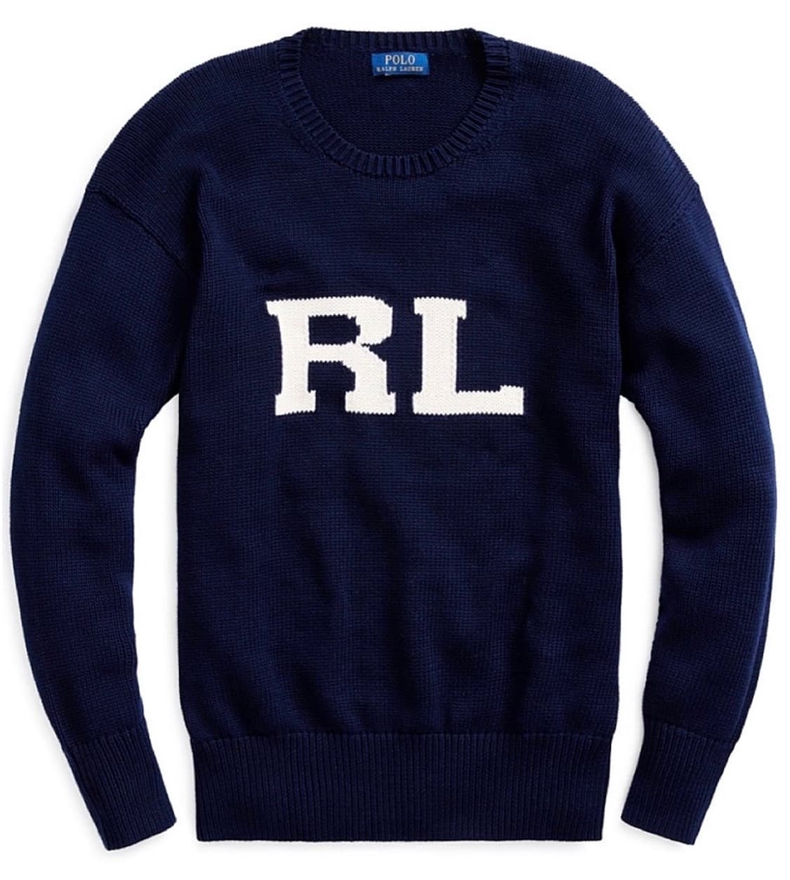 폴로 랄프로렌 RL 로고 니트 네이비 s사이즈 상품이미지1